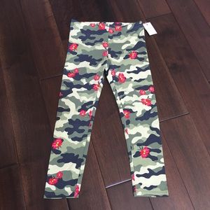Forever 21 kids leggings long olive/multi New